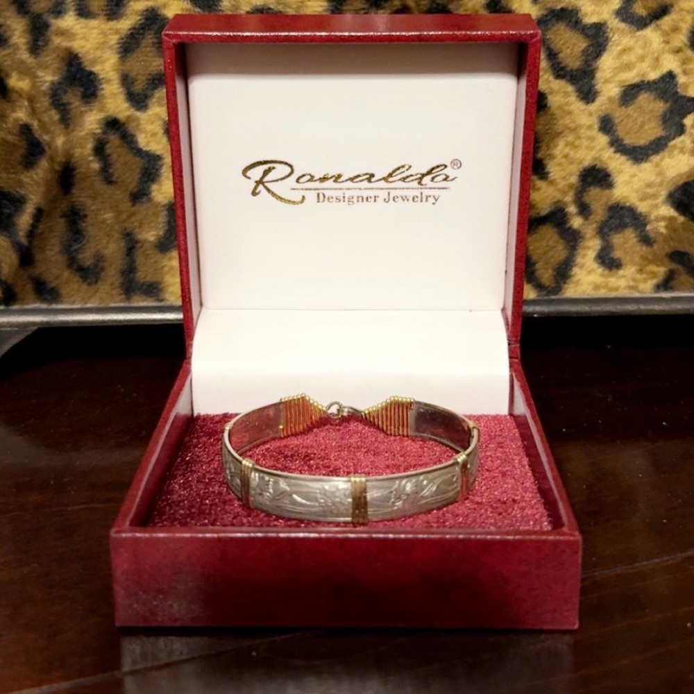 Ronaldo Silver and Gold Bracelet